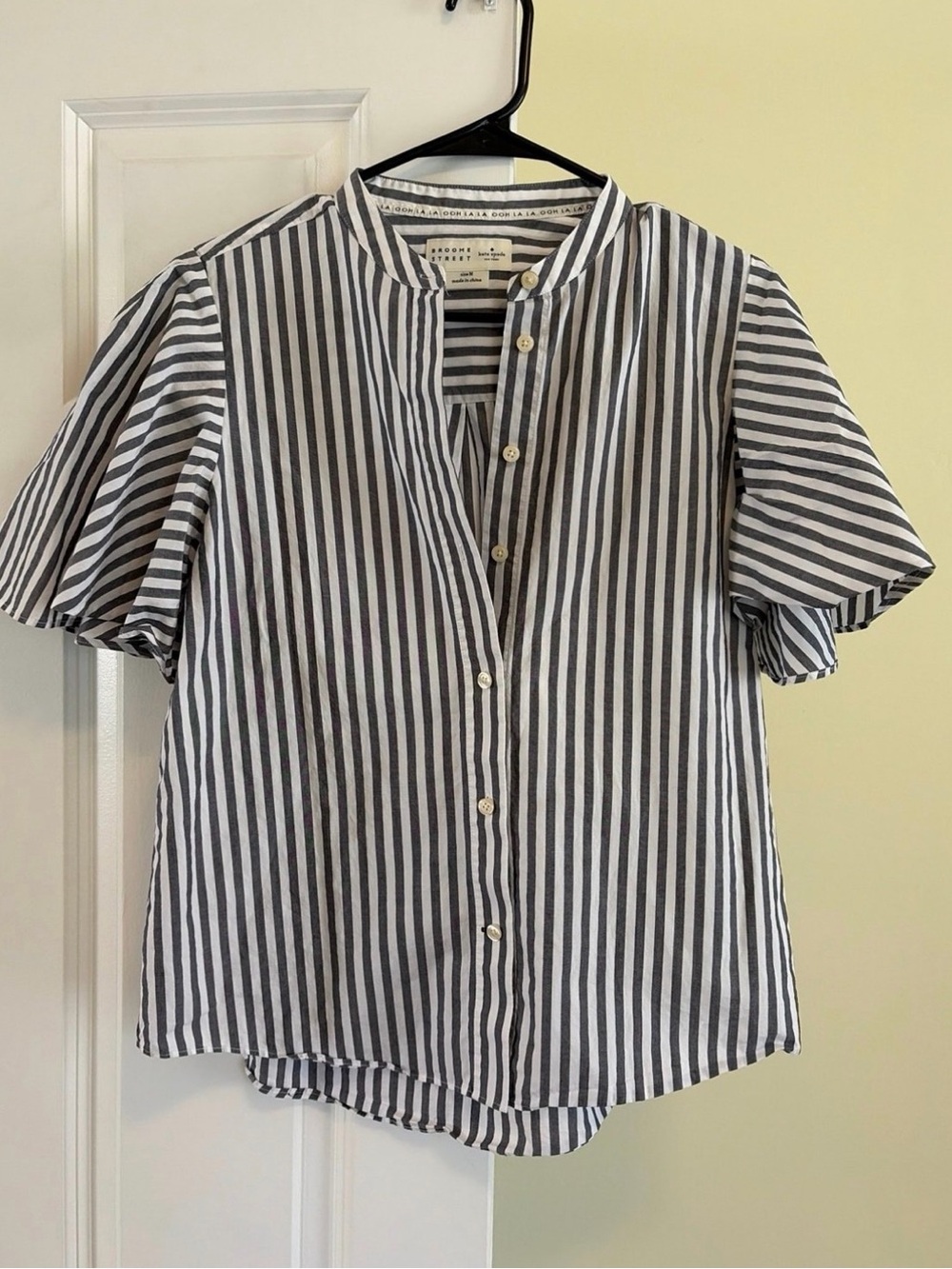 Kate Spade New York Women's Blue and White Blouse